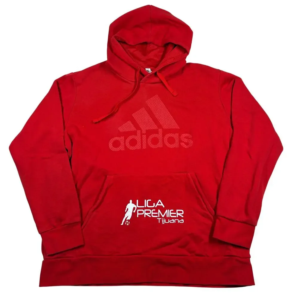 Adidas Hoodie 2XL XXL Red Liga Premier Tijuana Jazmin SD FC Pullover Sweatshirt
